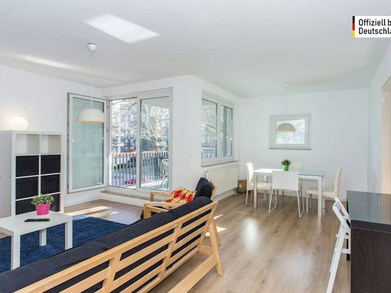 Stralau Balcony 3-Room – Friedrich-Junge-Straße, furnished apartment in Friedrichshain, Berlin